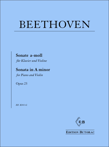 Cover - Beethoven, Sonate Nr. 4 a-moll op. 23